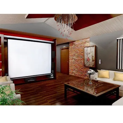 100" Motorised Projector Screen, Precision Matte, Remote