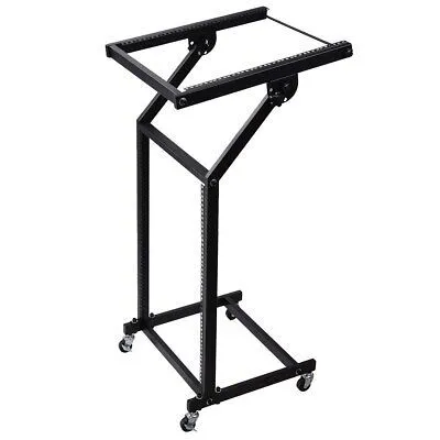 12U 19" Rack Mount Mixer Stand Studio Cart Stage Amp Adjustable Music Party Show