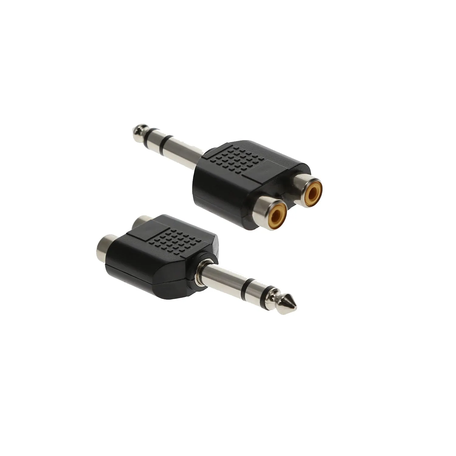 1/4-Inch Stereo to Dual RCA Female Adapter - Pack of 10PCS