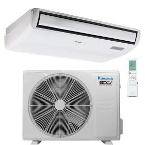 18,000 Btu 23 SEER2 Klimaire Floor-ceiling Ductless Mini-split Inverter Air Conditioner Heat Pump System 220V