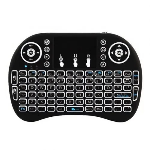 2.4GHz 3 Colour Backlight Mini Wireless Keyboard (for Android TV, Computer and more)