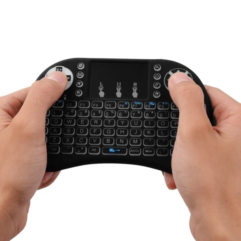 2.4GHz 3 Colour Backlight Mini Wireless Keyboard (for Android TV, Computer and more)