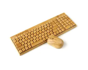 2.4GHz Bamboo Wireless Keyboard and Mouse Combo