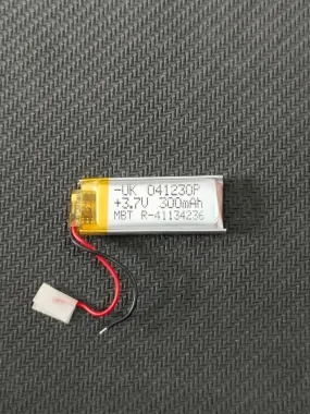 3.7V 300mAH 041230P Lithium Polymer Battery 4x12x30mm ET7640