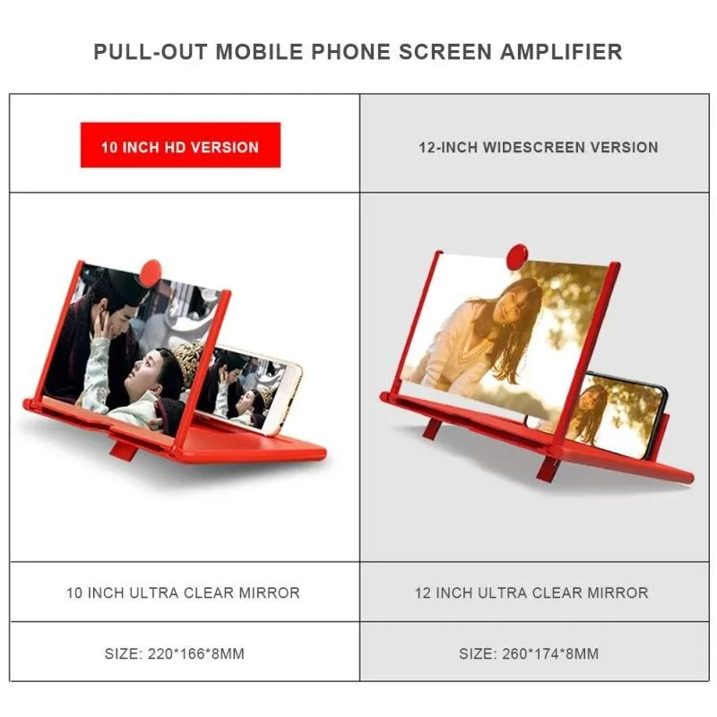 3D Mobile Phone Screen Magnifier with HD Display