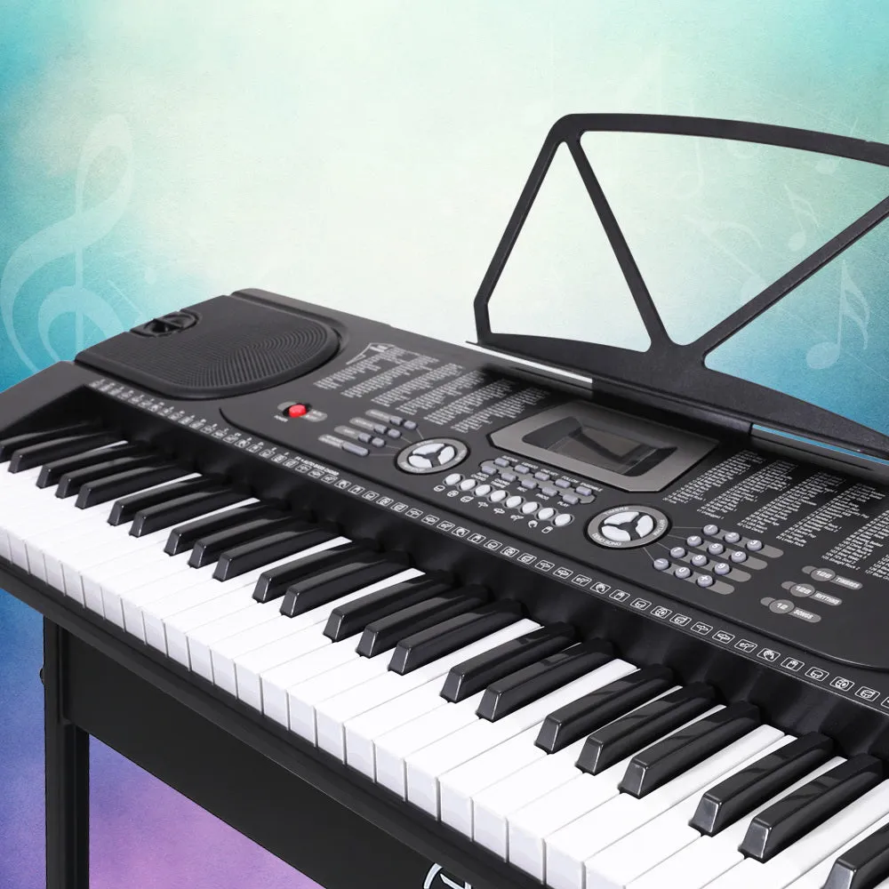 61-Key LED Electric Piano Keyboard w/ Stand and Effects Alpha