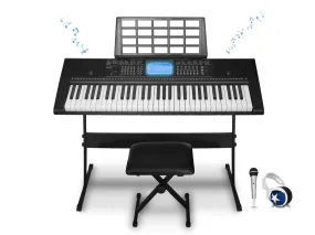 61 Keys Electric Piano Learning Keyboard Bundle