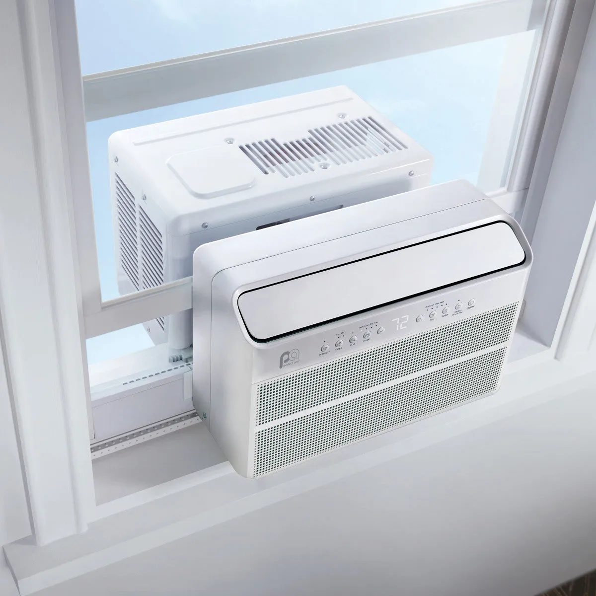 8,000 BTU 115V Energy Star U-Shaped Inverter Window Air Conditioner with Wireless Smart Controls