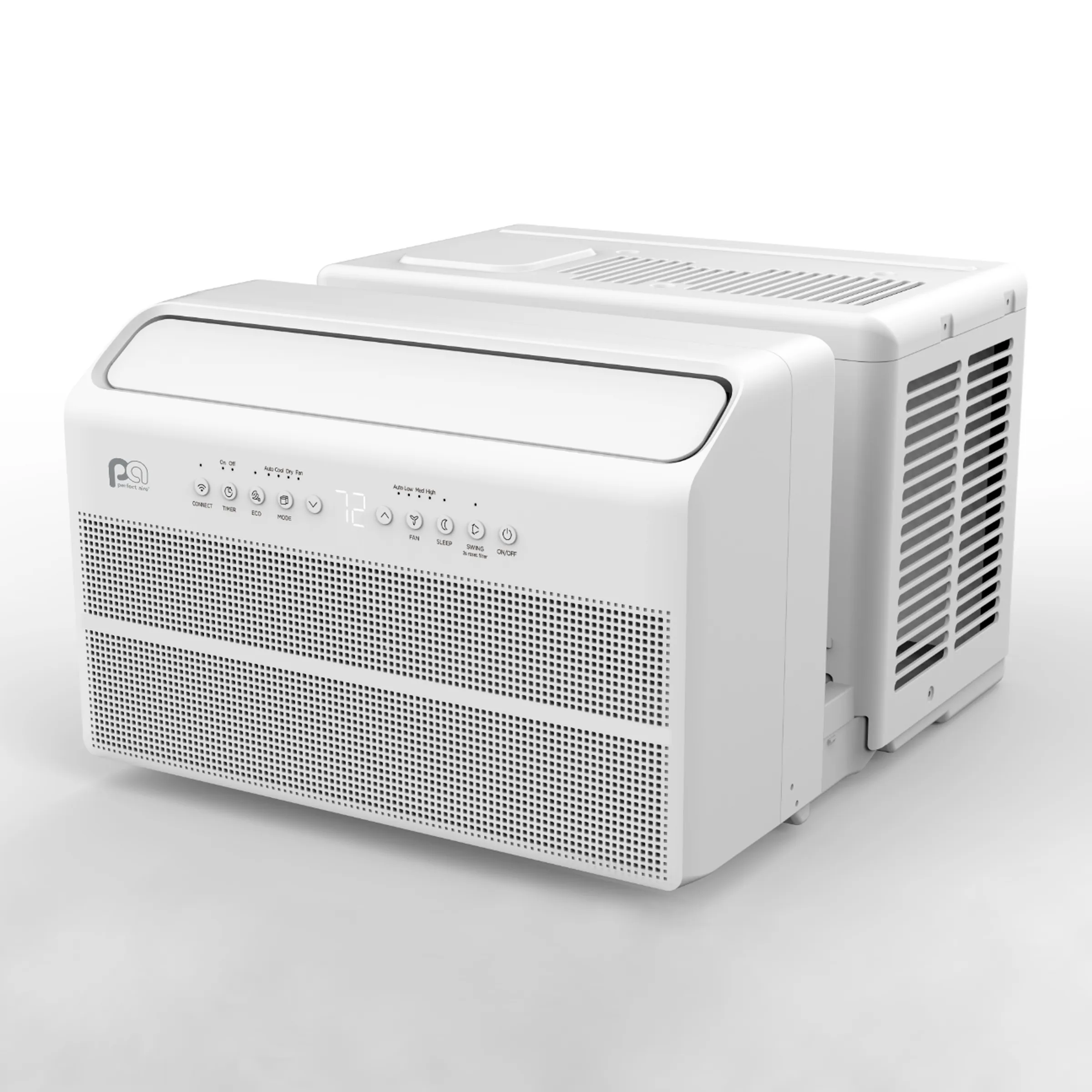 8,000 BTU 115V Energy Star U-Shaped Inverter Window Air Conditioner with Wireless Smart Controls