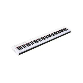 88-Key Portable Full-Size Semi-weighted Digital Piano Keyboard-White