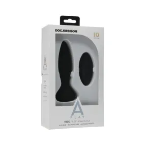 A Play Vibe Rechargeable Adventurous Anal Plug Remote Black