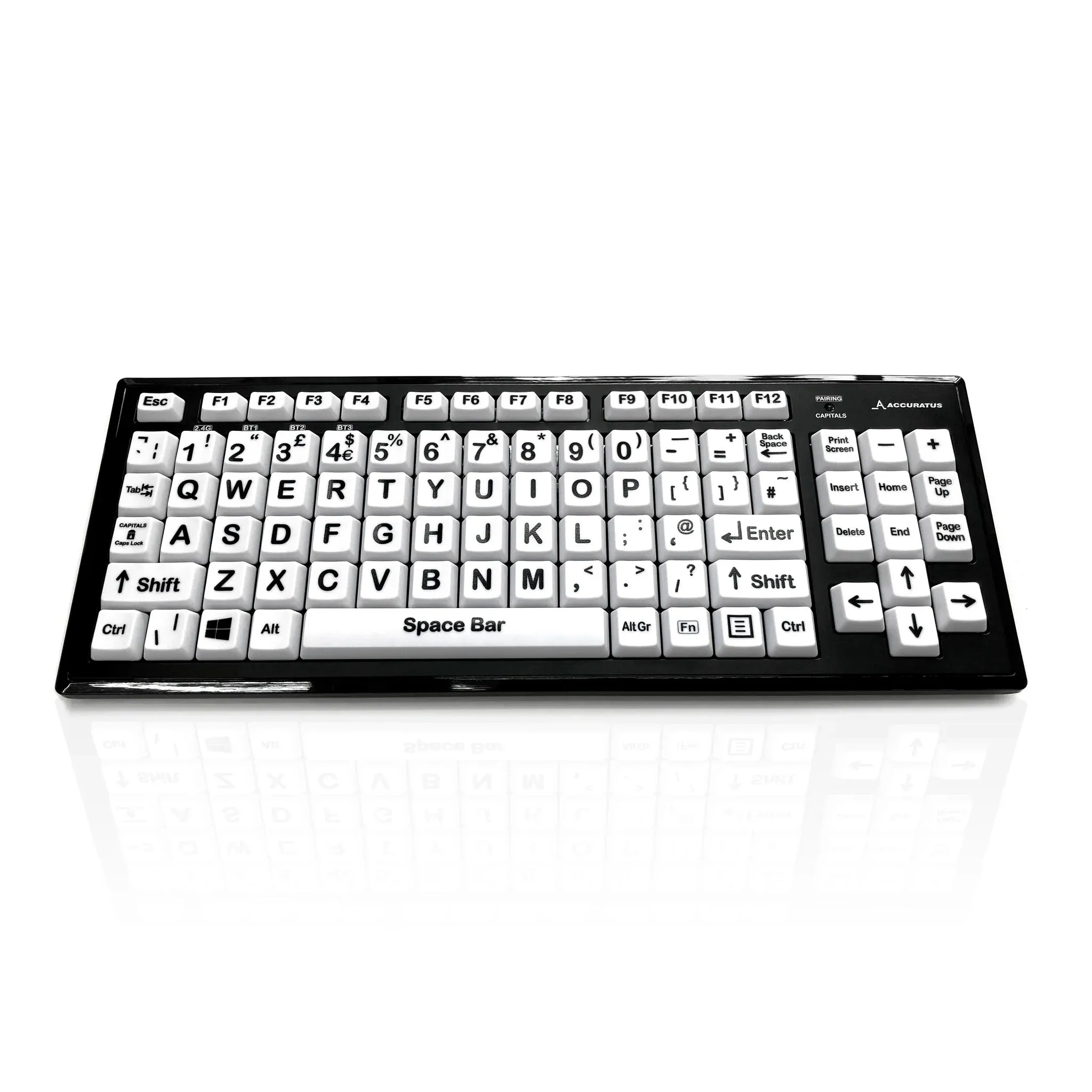 Accuratus Monster 2 High Contrast Keyboard Bluetooth & RF