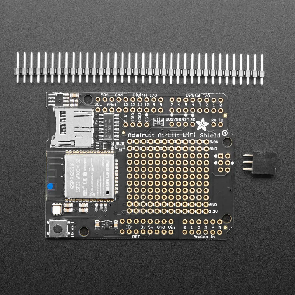 Adafruit AirLift Shield - ESP32 WiFi Co-Processor