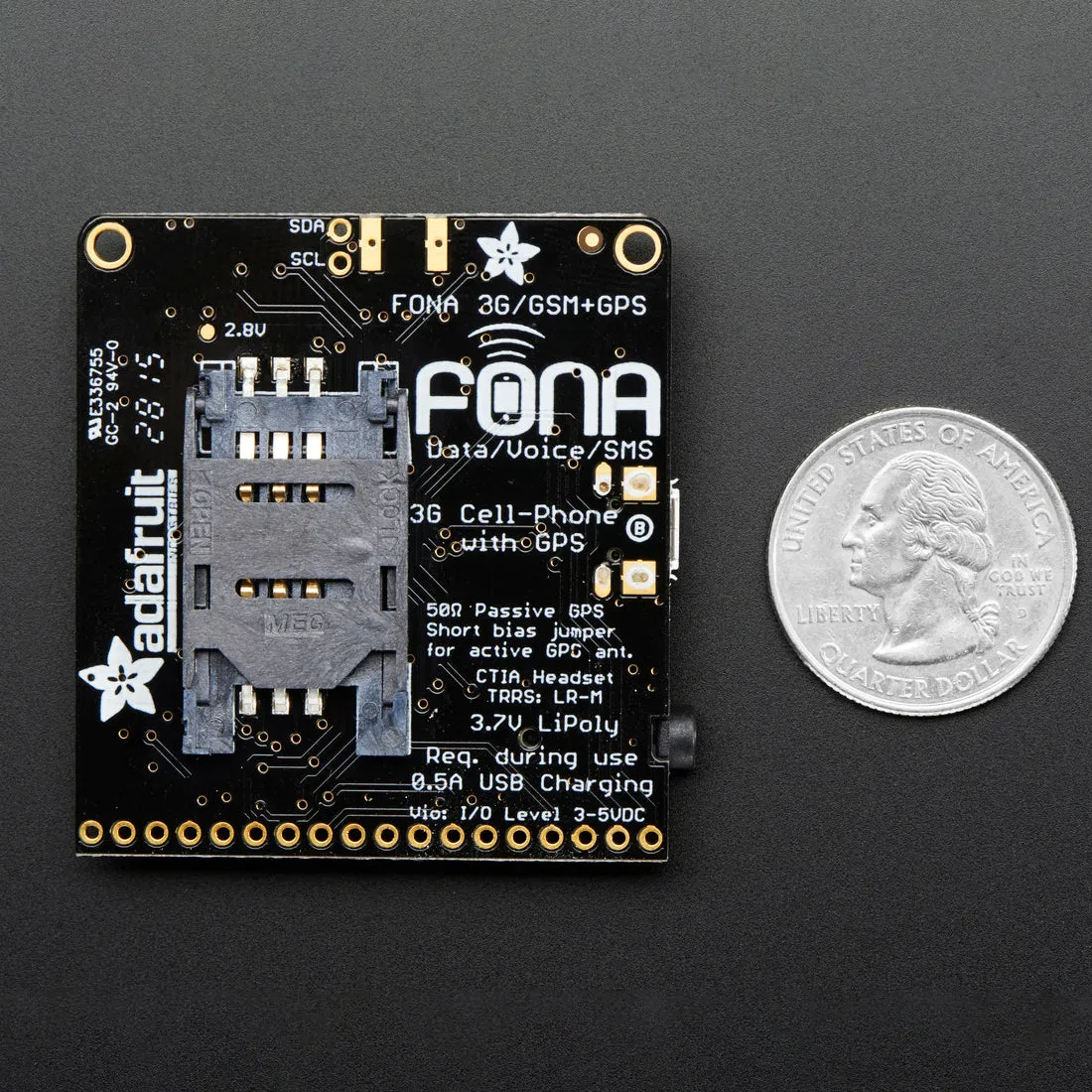 Adafruit FONA 3G Cellular Breakout - European version