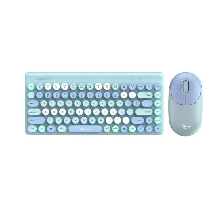 Alcatroz JELLYBEAN A3000 Aqua 2.4G Wireless & Bluetooth Keyboard & Mouse Combo