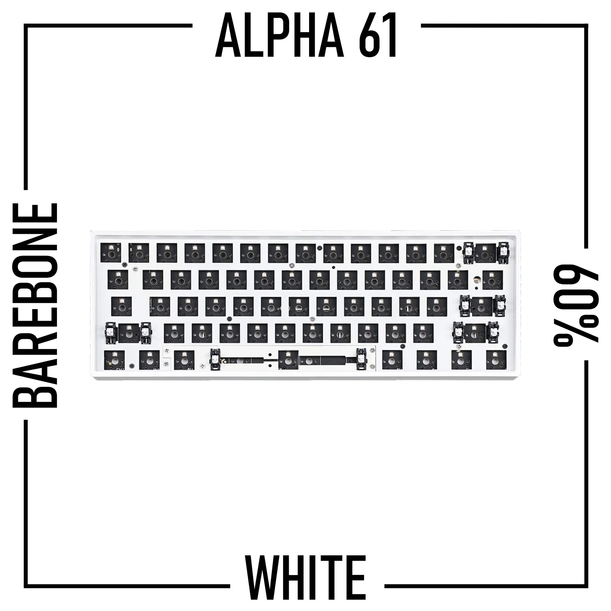 Alpha 61 - 60% Wireless Mechanical Keyboard Barebone Kit