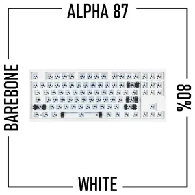 Alpha 87 - 80% TKL Wireless Mechanical Keyboard Barebone Kit