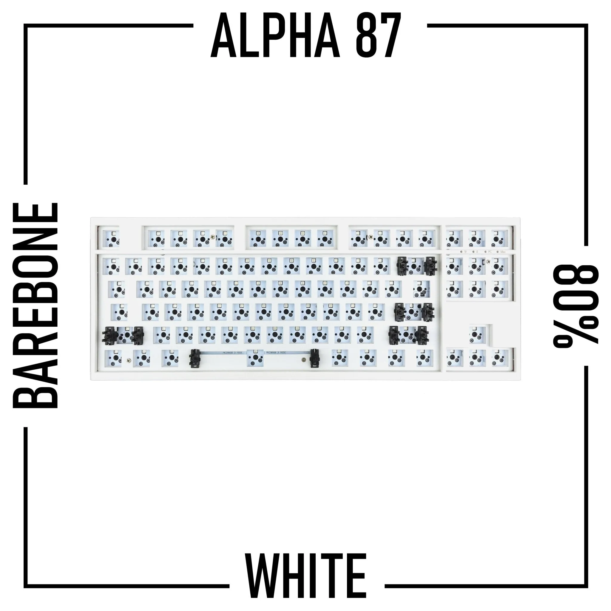 Alpha 87 - 80% TKL Wireless Mechanical Keyboard Barebone Kit