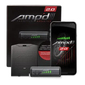 Amp'D 2.0 Throttle Booster w/ Bluetooth Switch 2011-2023 Ford 6.7L Trucks - Diesel