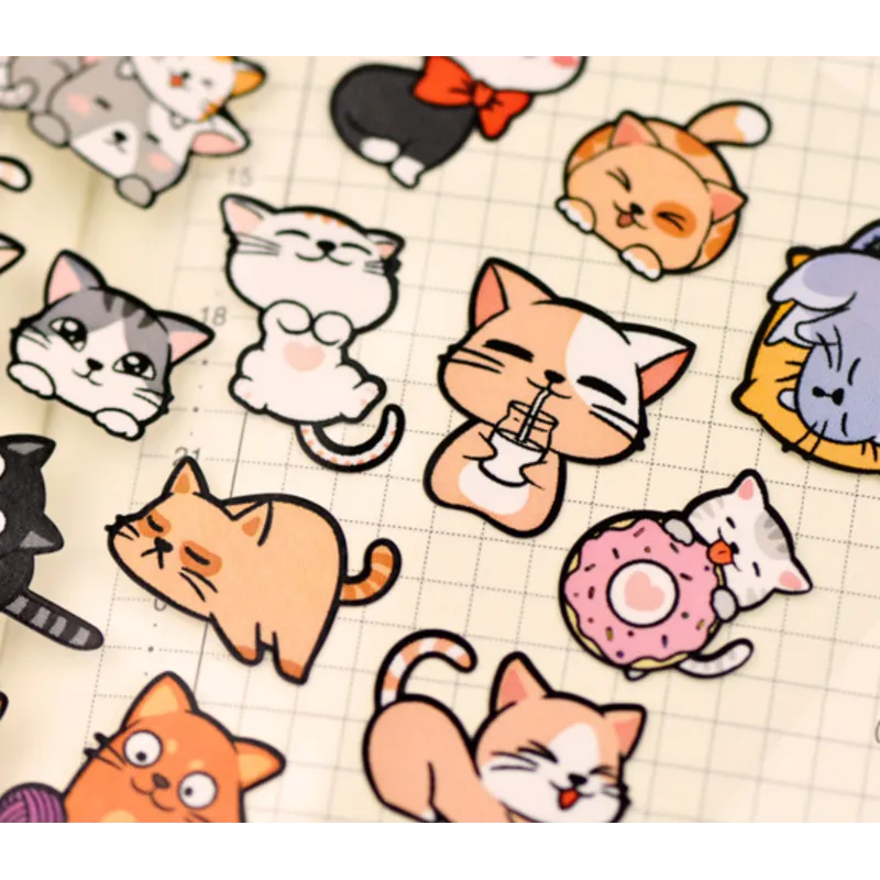 Animals Sticker Dog Cat Stationery Keyboard