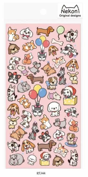 Animals Sticker Dog Cat Stationery Keyboard