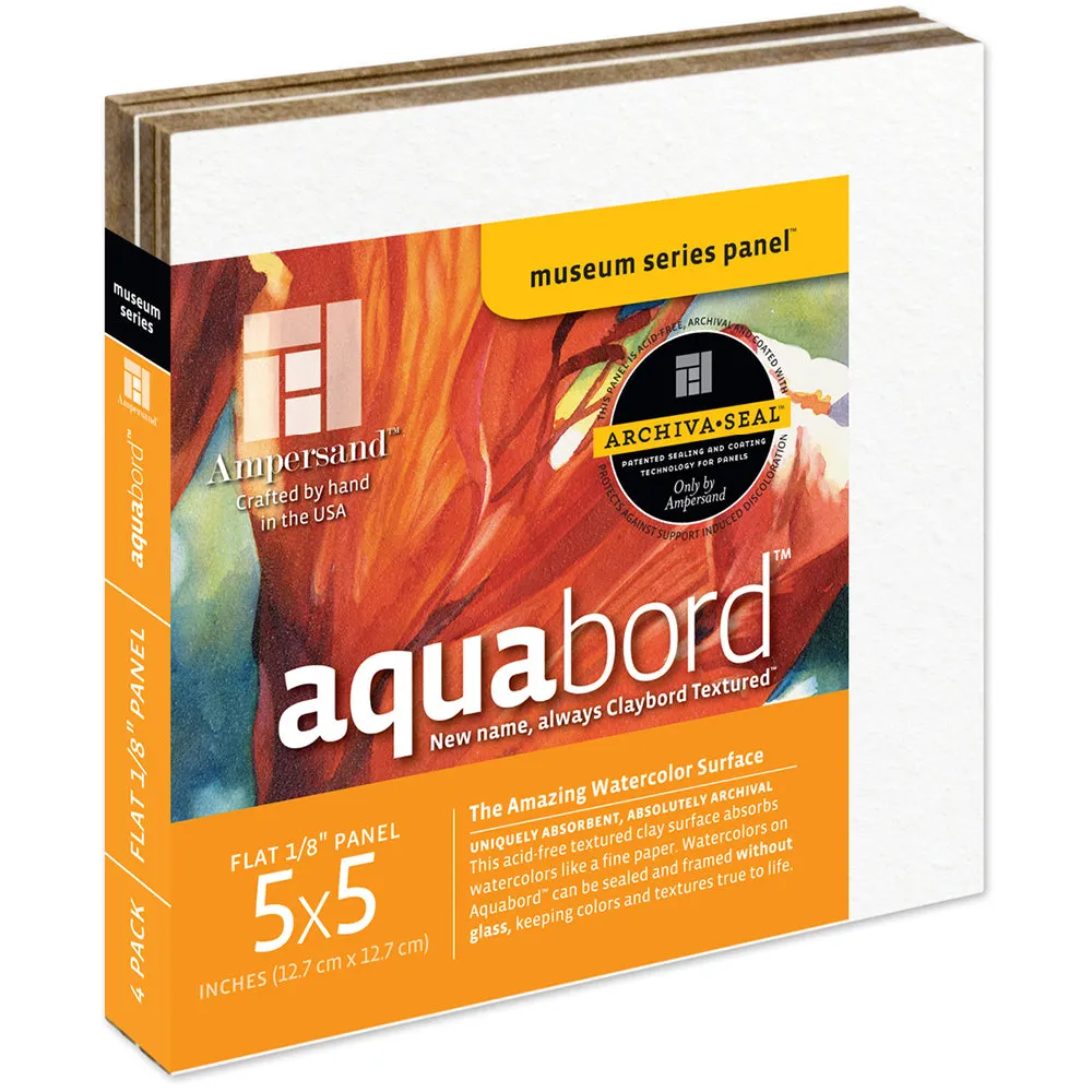 Aquabord™ 1/8th Inch Flat Artist Panel, Various Sizes (Ampersand)