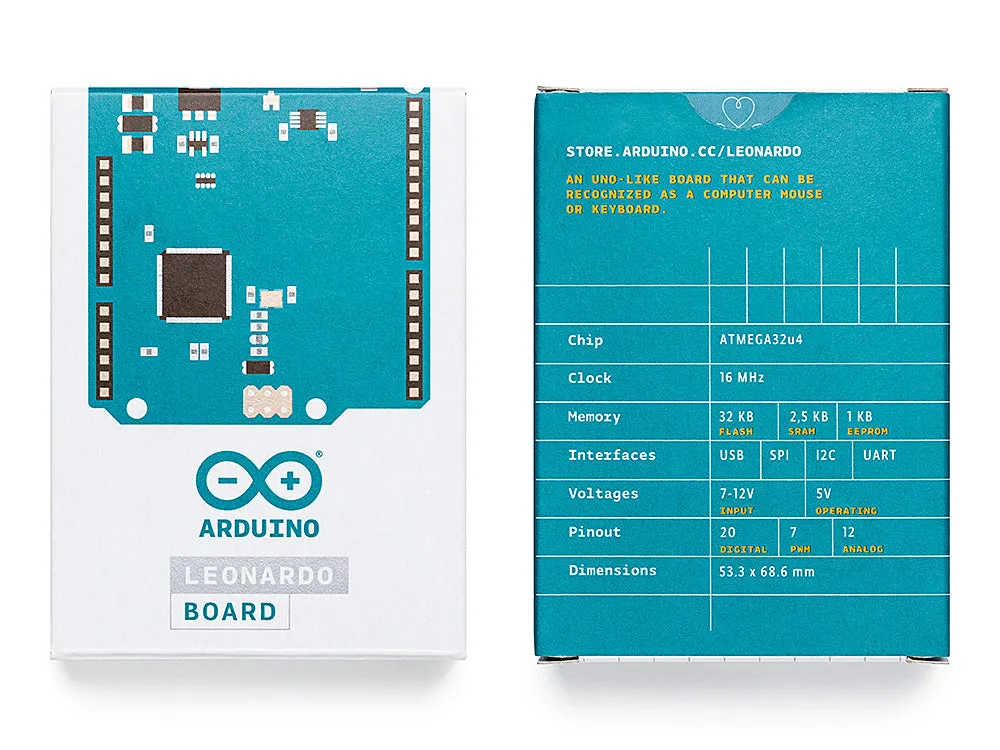 Arduino Leonardo with Headers