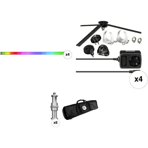 Astera AX1 Wireless PixelTube 4-Light Kit