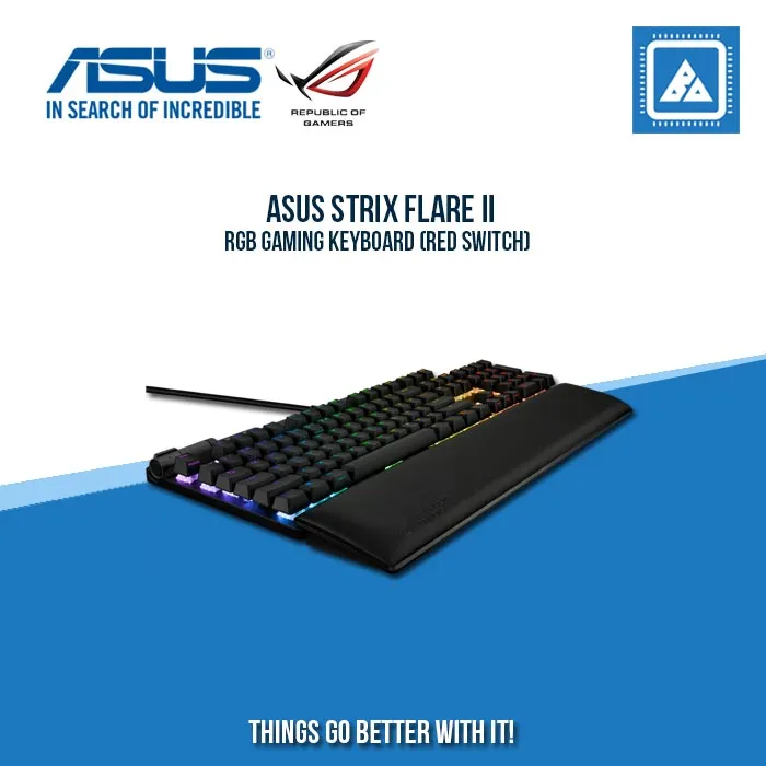 ASUS STRIX FLARE II RGB GAMING KEYBOARD (RED SWITCH)