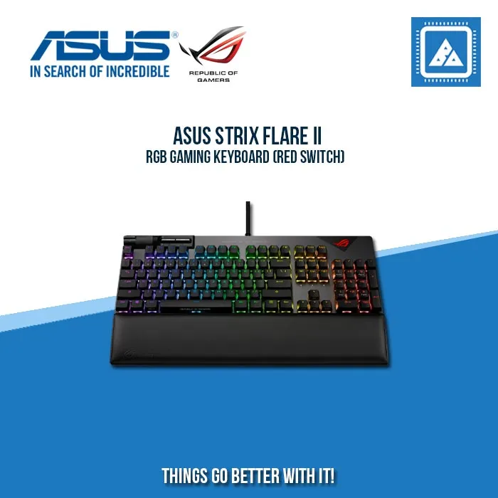 ASUS STRIX FLARE II RGB GAMING KEYBOARD (RED SWITCH)