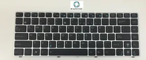 Asus UL30 UL30A UL30VT ULVT U30 Series laptop Keyboard Black with Silver Frame NSK-UC301 9J.N1M82.301