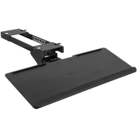 Black Deluxe Under Desk Keyboard Tray