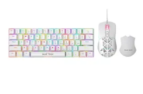 Blue Tech KB418 RGB Backlit Mechanical Keyboard And Mouse Combo - Red Switch