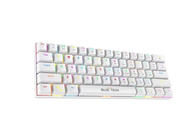 Blue Tech KB418 RGB Backlit Mechanical Keyboard And Mouse Combo - Red Switch