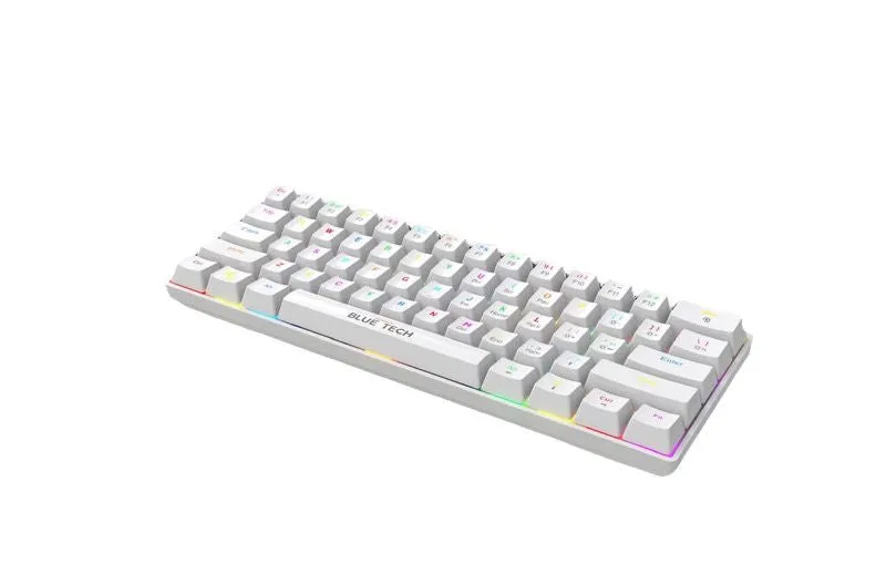 Blue Tech KB418 RGB Backlit Mechanical Keyboard And Mouse Combo - Red Switch