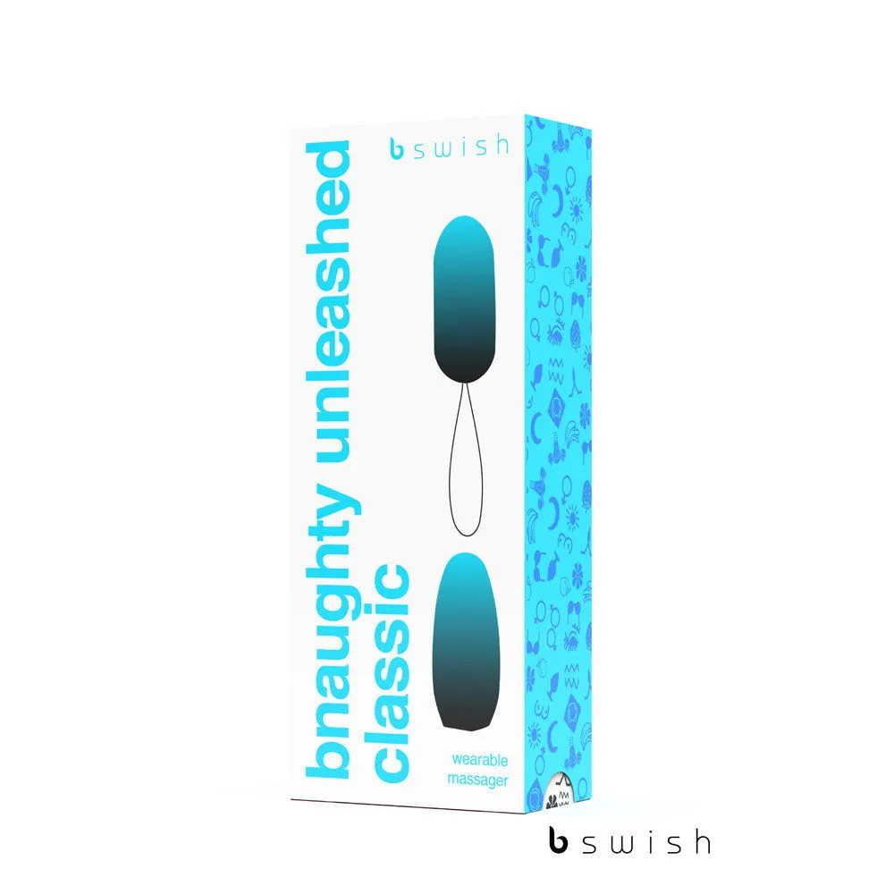 Bnaughty Classic Unleashed Remote Controlled Egg - Black