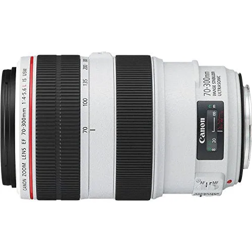 Canon EF 70-300mm f/4-5.6L is USM Lens Bundle w/ 64GB Memory Card   Accessories UV Filter (International Model)