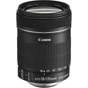 Canon EF-S 18-135mm f/3.5-5.6 IS USM Lens - New Open Box