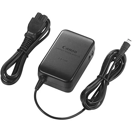 Canon Replacement CA-110 CA-110(A) Compact Power Adapter Charger for Canon VIXIA HF M50 M52 M500 R20 R21 R30 R32 R40 R42 R200 R300 R400, LEGRIA HF R206 R26 R28   Bonus Items!