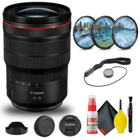 Canon RF 15-35mm f/2.8L IS USM Lens (3682C002)   Filter Kit   Cap Keeper   More