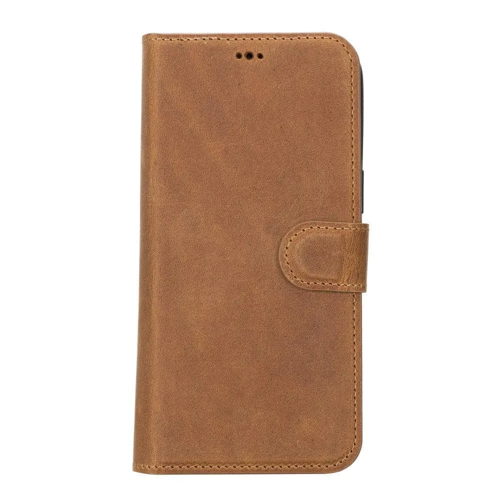 Carter iPhone 14 Plus Detachable Wallet Case, Antique Mocca