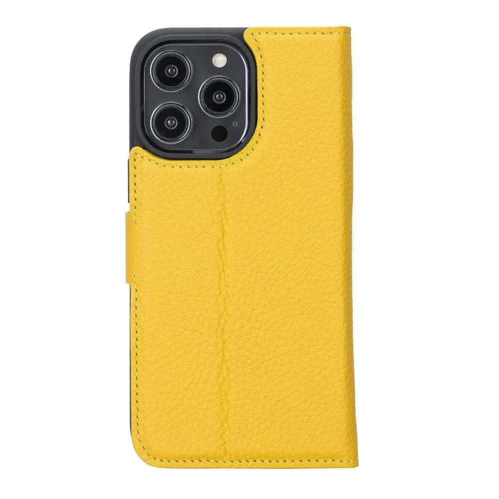 Carter iPhone 14 Pro Detachable Wallet Case, Floater Yellow