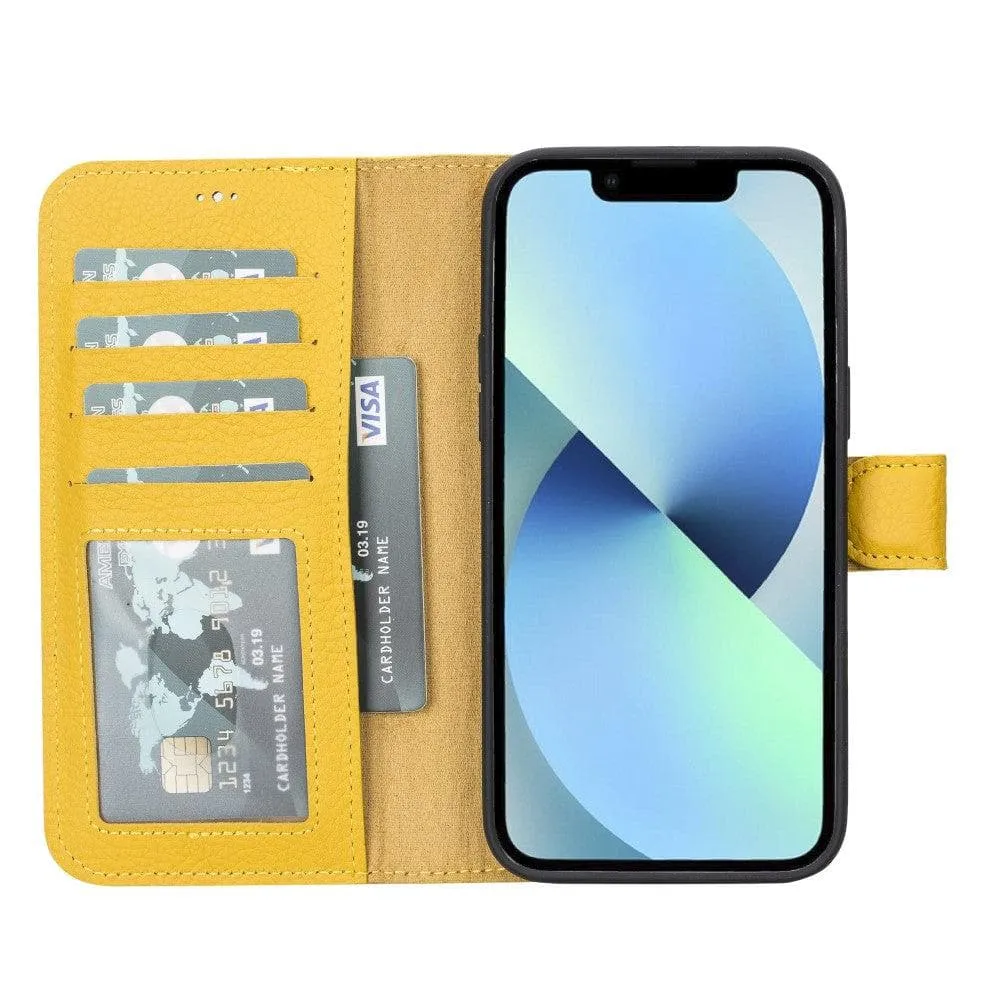 Carter iPhone 14 Pro Detachable Wallet Case, Floater Yellow