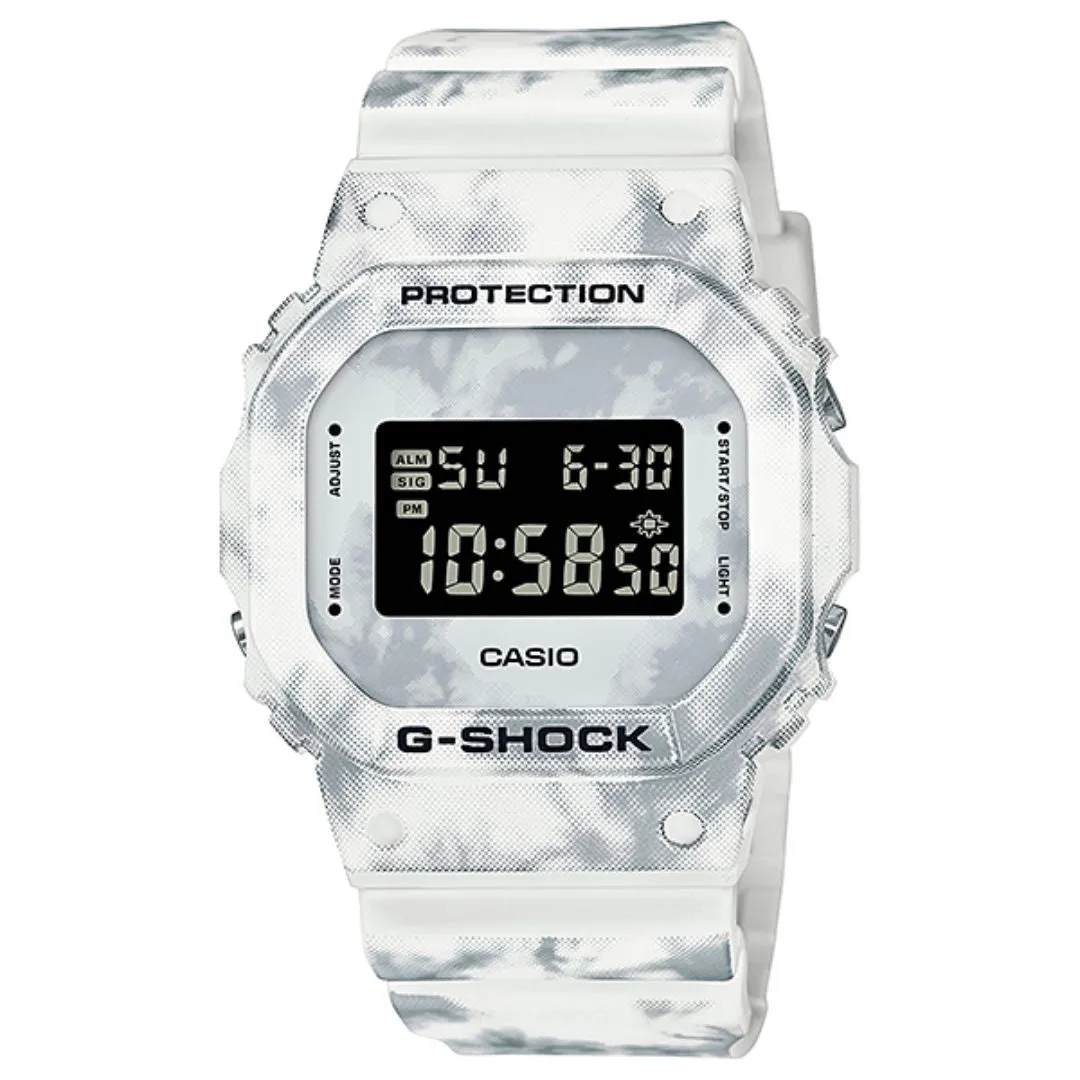 Casio 5600 Series White Digital Watch DW-5600GC-7DR