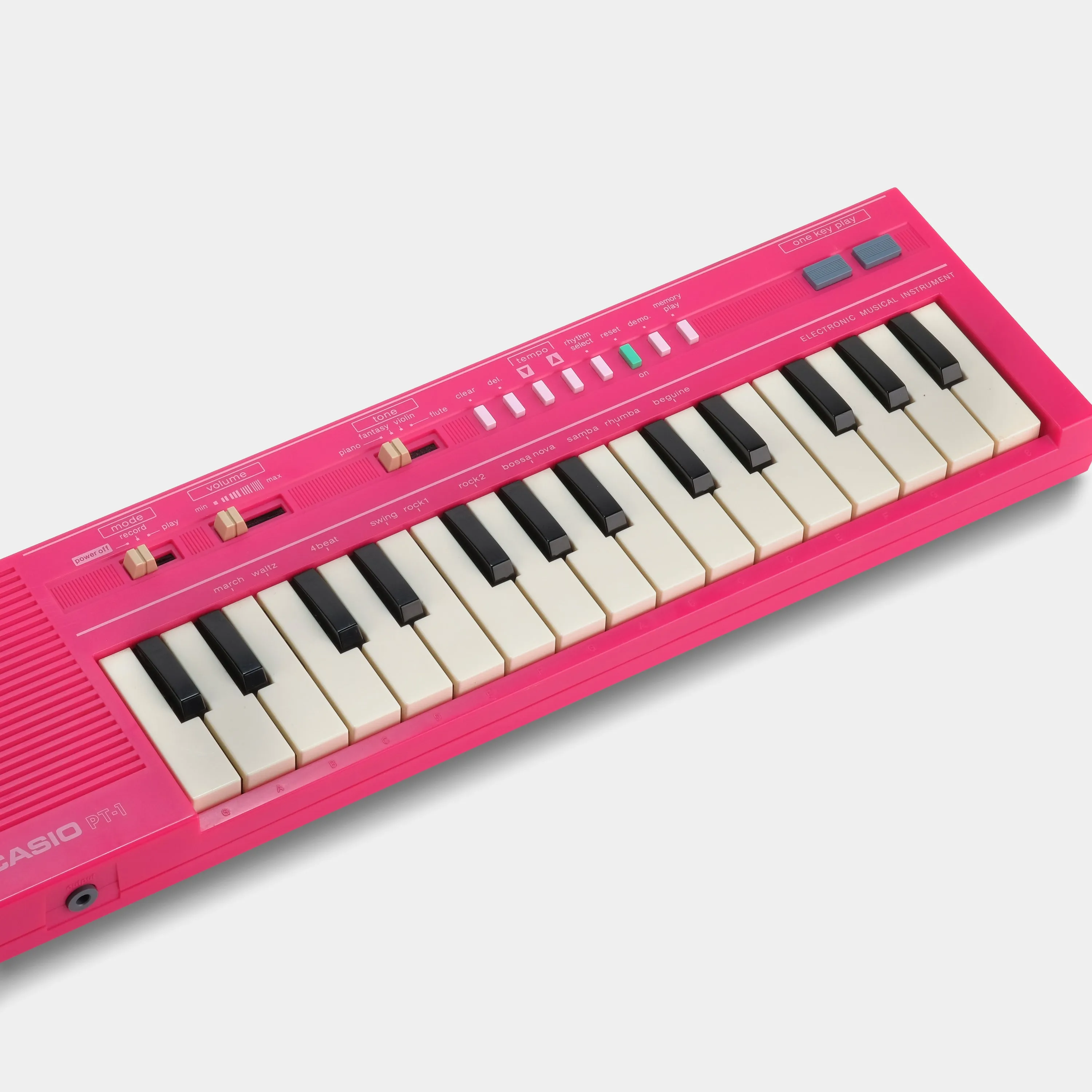 Casio PT-1 Pink 29-Key Mini Synthesizer Keyboard