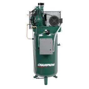 Champion 3HP R-Series Vert. Air Compressor, 80Gal, R10 Pump - VR3F-8