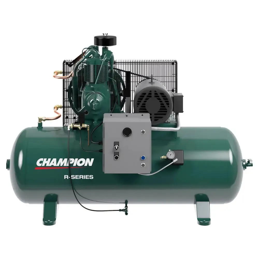 Champion 7.5HP R-Series Horiz. Air Compressor, 60Gal, R15 Pump - HR7F-6