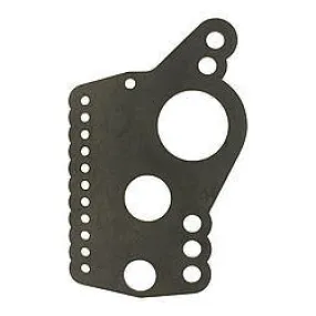 Chassis Engineering Top Gun Mild steel Four-Link Housing Bracket w/ Shock Mount, 3/4" mounting holes.