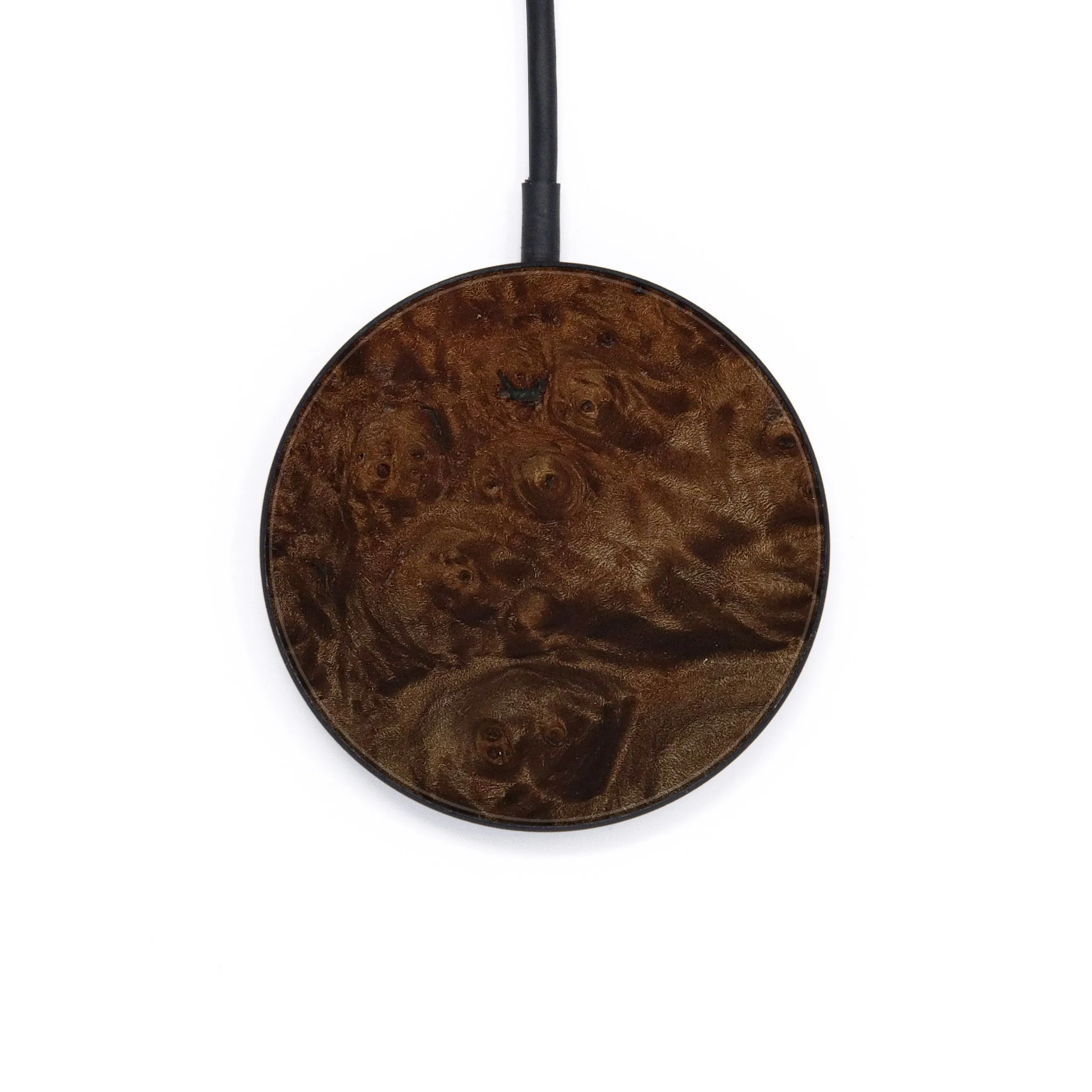 Circle Burl Wood Wireless Charger - Faizal (Maple Burl, 571367)