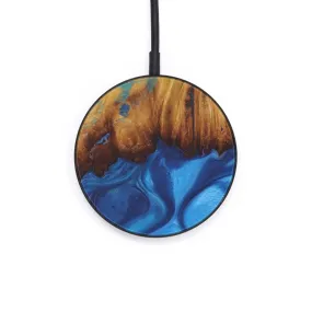 Circle Wood Resin Wireless Charger - Berty (Light Blue, 582169)